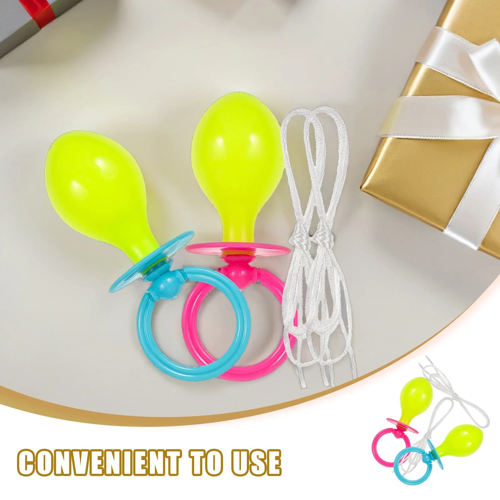 2 pezzi Jumbo Ciuccio Bomboniera Divertente Costume per bambini adulti Accessorio Ciuccio oversize Prop per feste a tema Halloween Cosplay
