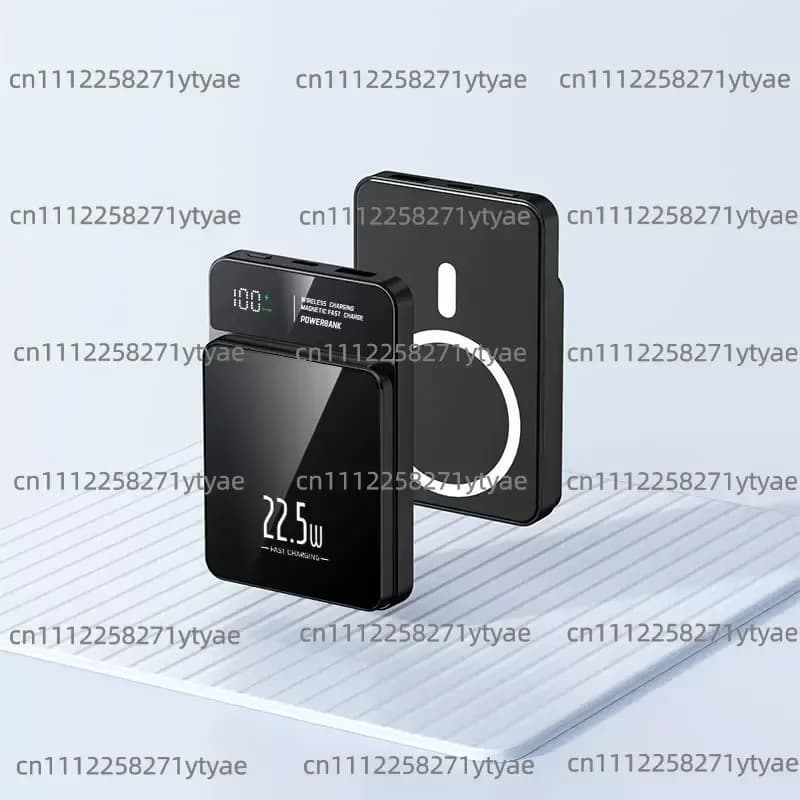 1psc 20000mAh/10000mAh Power Bank Magnetic Wireless Charger Powerbank for smartphone USB C Portable Induction Charger