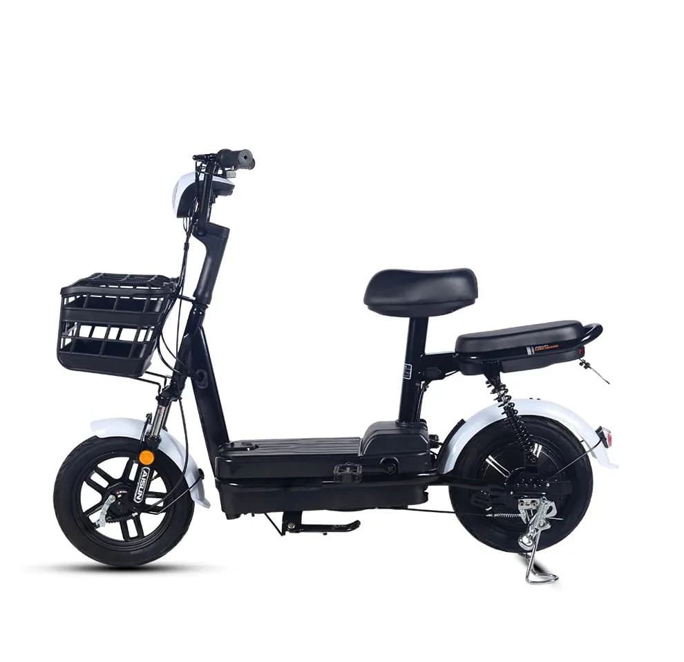 Bici da bicicletta elettrica a due ruote da 400 W 48 V con passo passante da 14 pollici per adulti