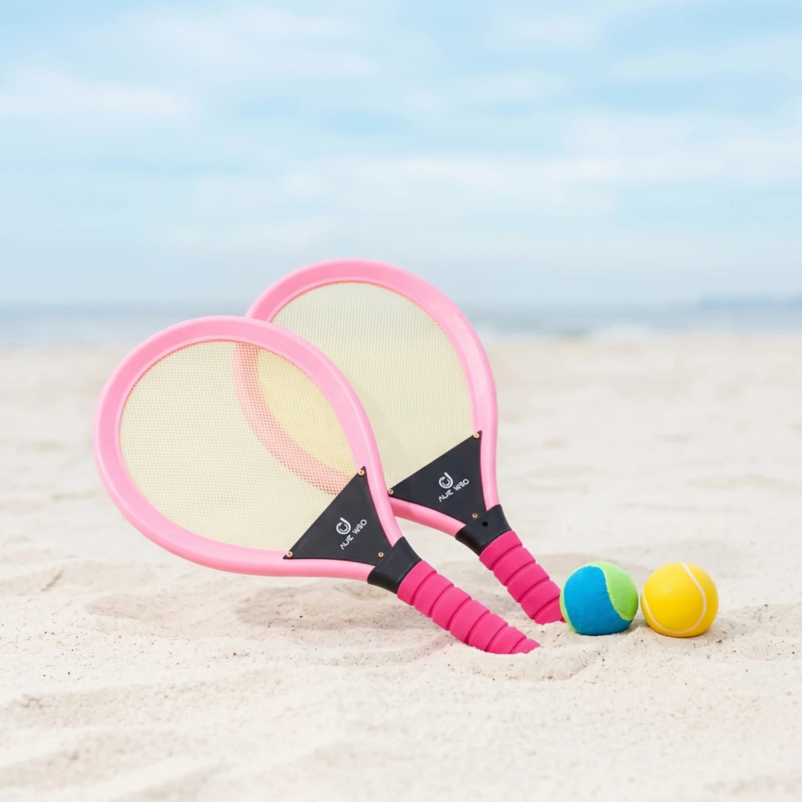 Kids Tennis Racket with Training Balls Antiskid Kids Tennis Racket Set Sports Toy Child-Friendly Lightweight for Beginners