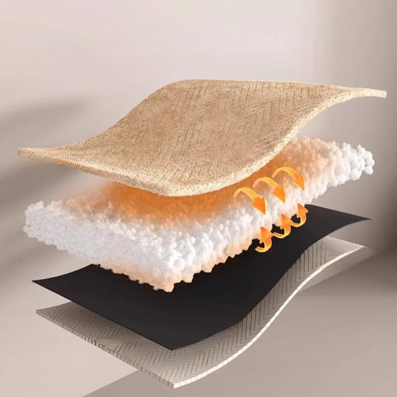 1 lenzuolo per tende in velcro ispessito in cotone invernale nordico finito soggiorno camera da letto balcone Solo un lato ha velcro