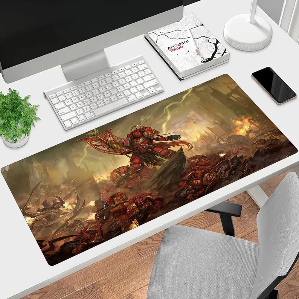 Tappetino per mouse da gioco Lord of Baal Vibrant Fantasy Art | Tappetino da Scrivania Extra-Large con Bordi Cuciti Ultra-Liscio Antiscivolo per Casa e Ufficio