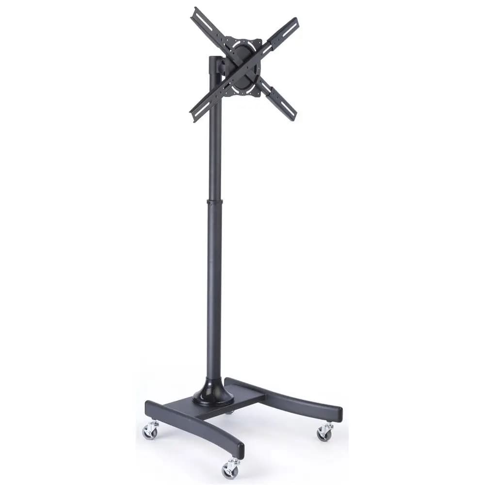 Supporto TV su Ruote per Monitor HDTV da 32 a 47 Pollici, Altezza Regolabile, Inclinabile, Nero MB842BLK