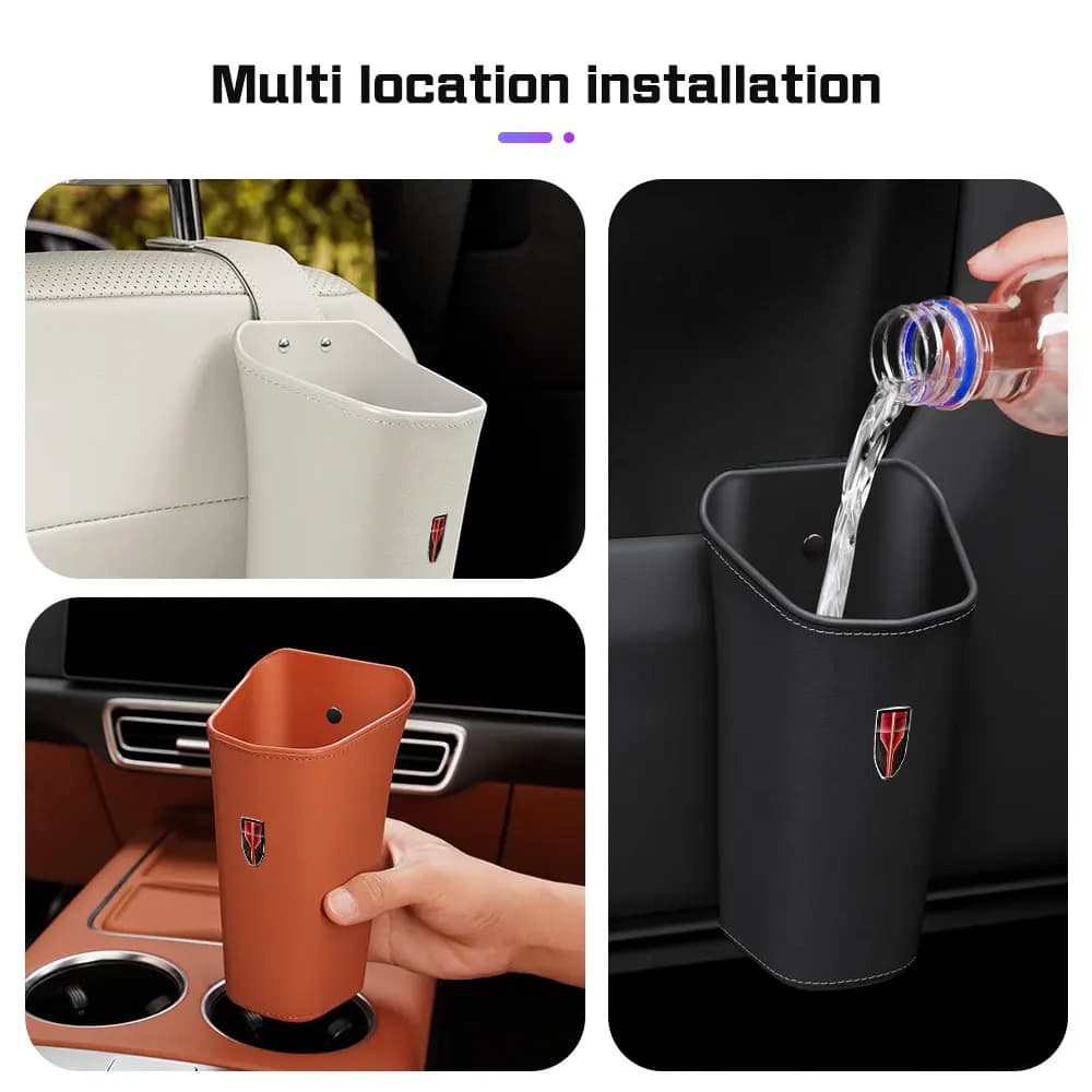 Contenitore portaoggetti per portiera auto, portabicchieri, portaoggetti da schienale, portaombrelli, cestino per rifiuti per Hongqi HS5 H5 H9 EQM5 E-QH5 HS7 E-HS9 H7 E-HS3 HQ9
