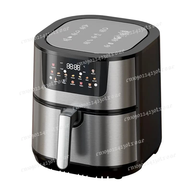 15L Large Size Air Fryer Non Visual Double Basket Electric Fryer 110V Home Kitchen Cooking Appliance