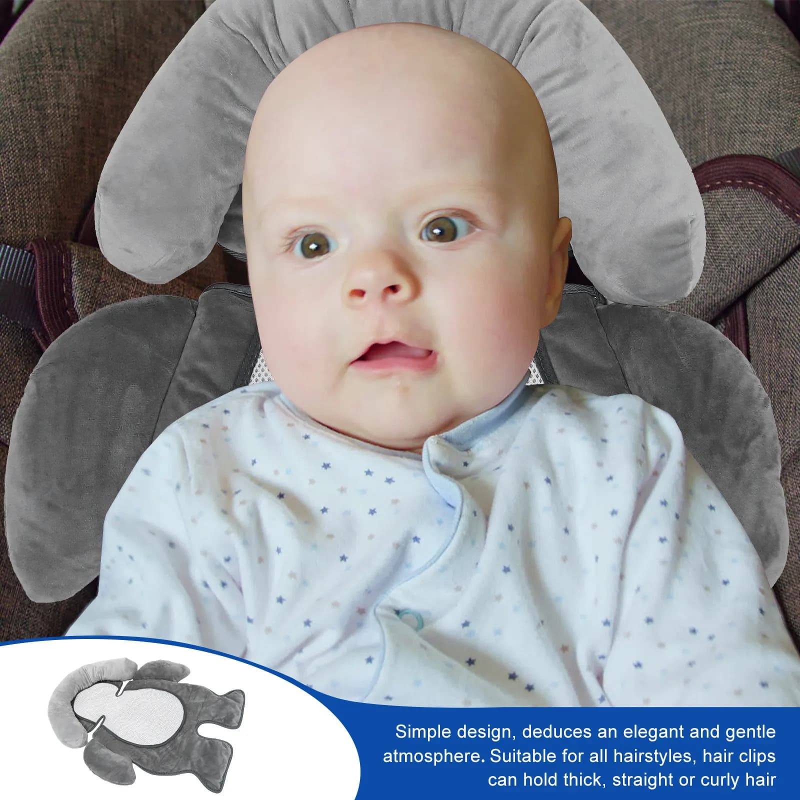 Baby Infant Cartoon Stroller Cushion Pad Pram Seat Liner Soft Thick Baby Chair Cushion Seat Cover for Dining Sleeping Travel
