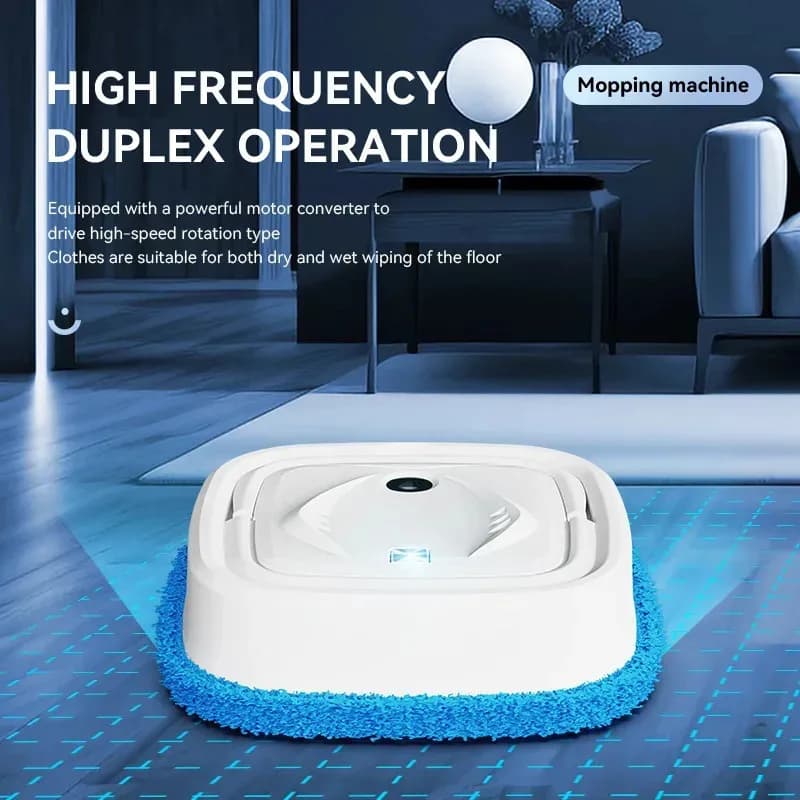 Robot aspirapolvere e lavapavimenti intelligente a doppio uso | Detergente per pavimenti umidificante per la casa | Macchina automatica per spazzare e pulire tutto in uno