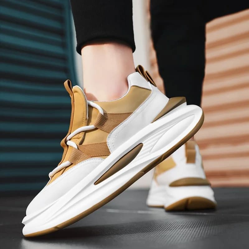 Men's Vulcanize Shoes Walking Non-slip Sneakers Male Running Sports High Quality 2025 New Arrivals Slip-ons Hiking Elegant