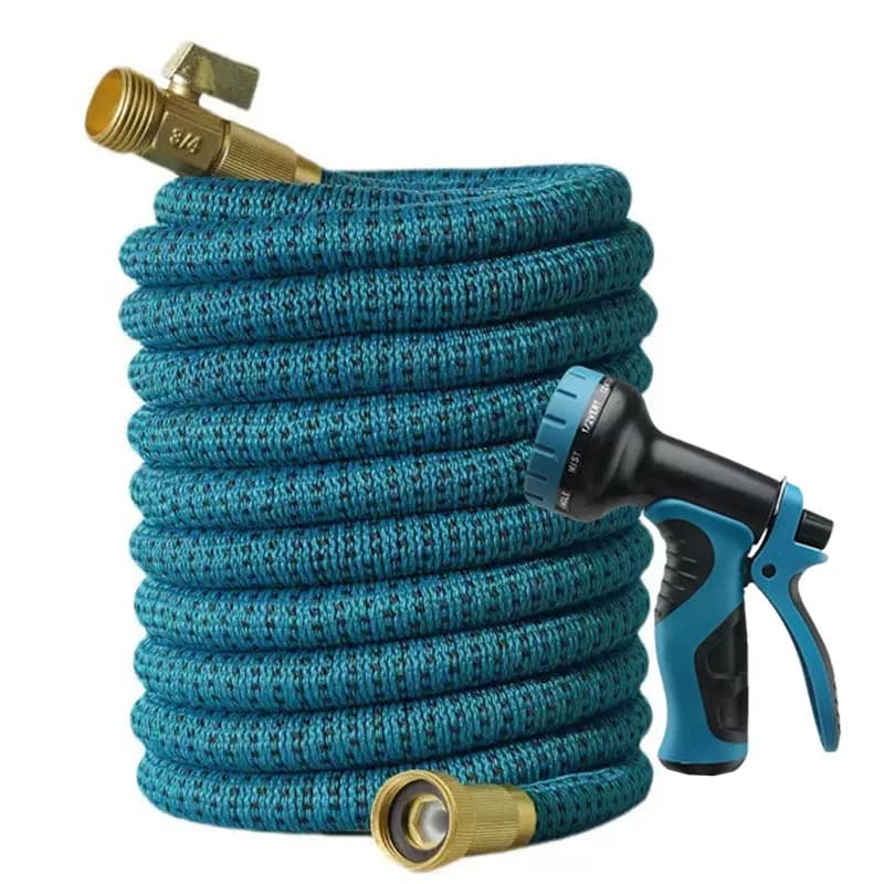 High Pressure Spray Gun Set with Expandable Magic Pipe for Self Washing and Garden Irrigation, External Use