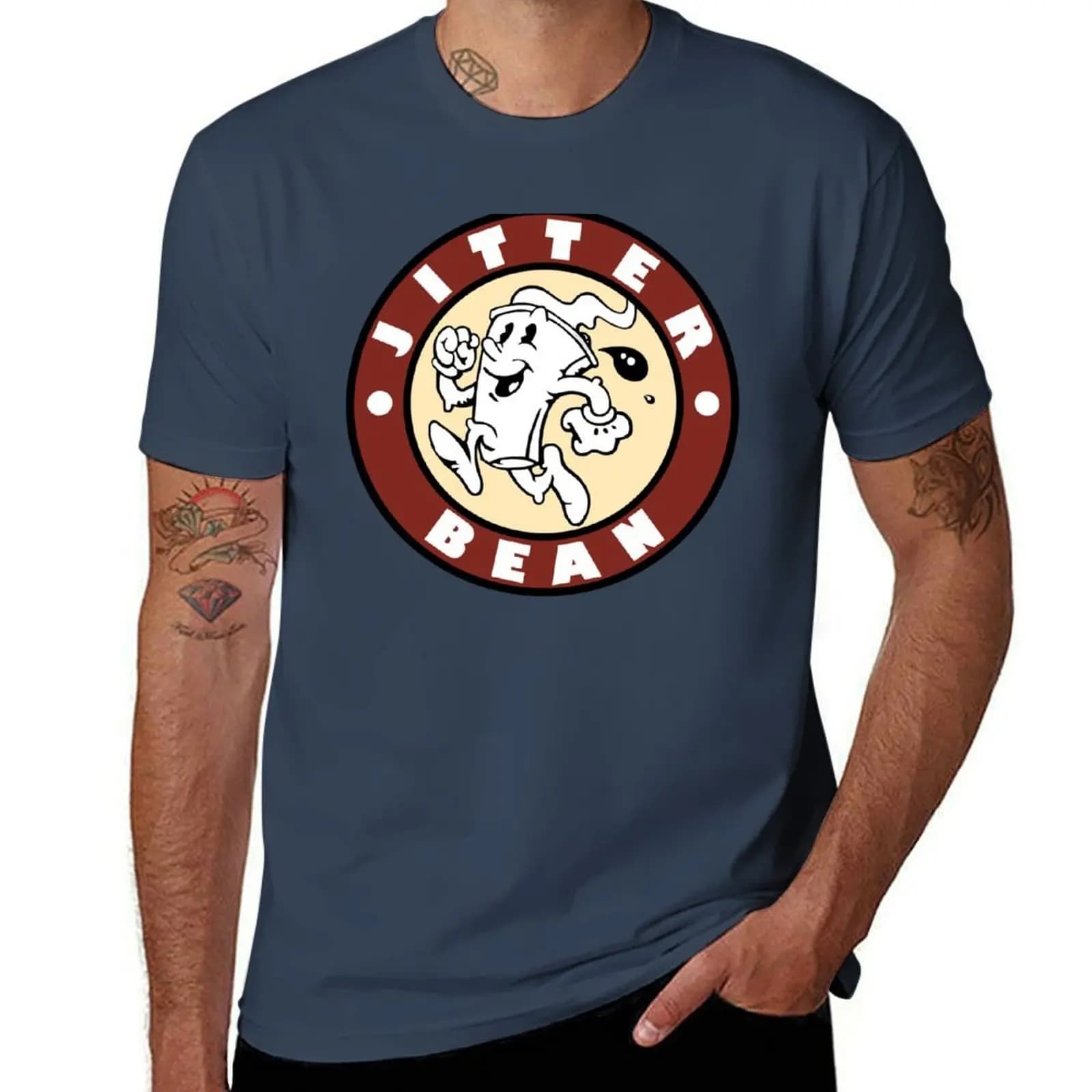 T-shirt Jitter Bean Coffee (The Boys) T-shirt casual natalizia