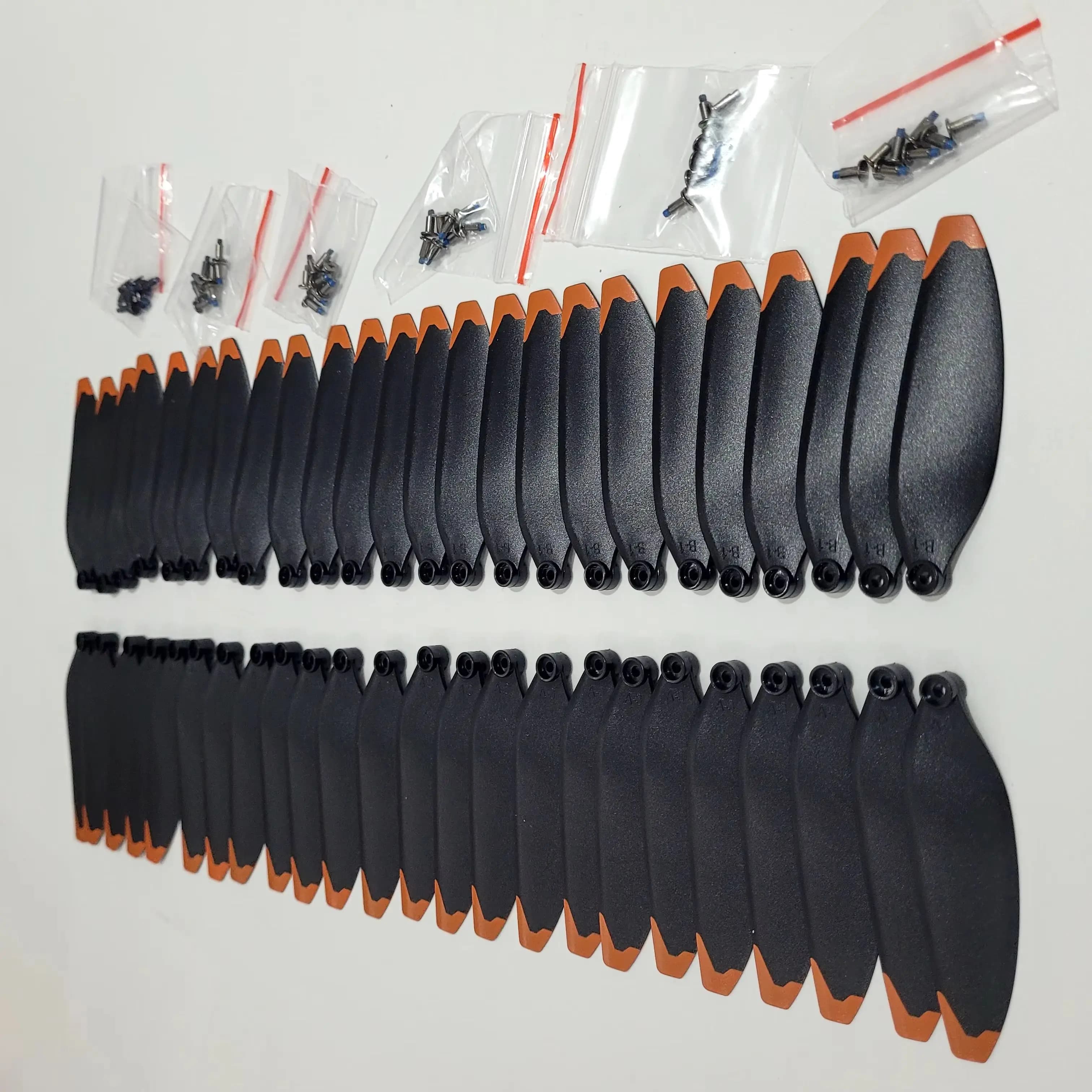 Spare parts for 70 mm propeller for RC drone Part quadricottero without brushes Accessories maple leaf blade 8 pieces/set