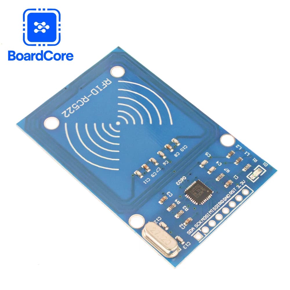 FRC-522 RC522 Sensore scheda IC Modulo wireless RFID Radiofrequenza NFC 13,56 MHz con portachiavi S50 e scheda per Arduino Raspberry Pi