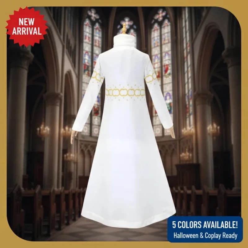 ☣2026 Men's 5-Color Long Cape Medieval Church Clergy Cloak ★ Halloween Costume Unisex☣~!