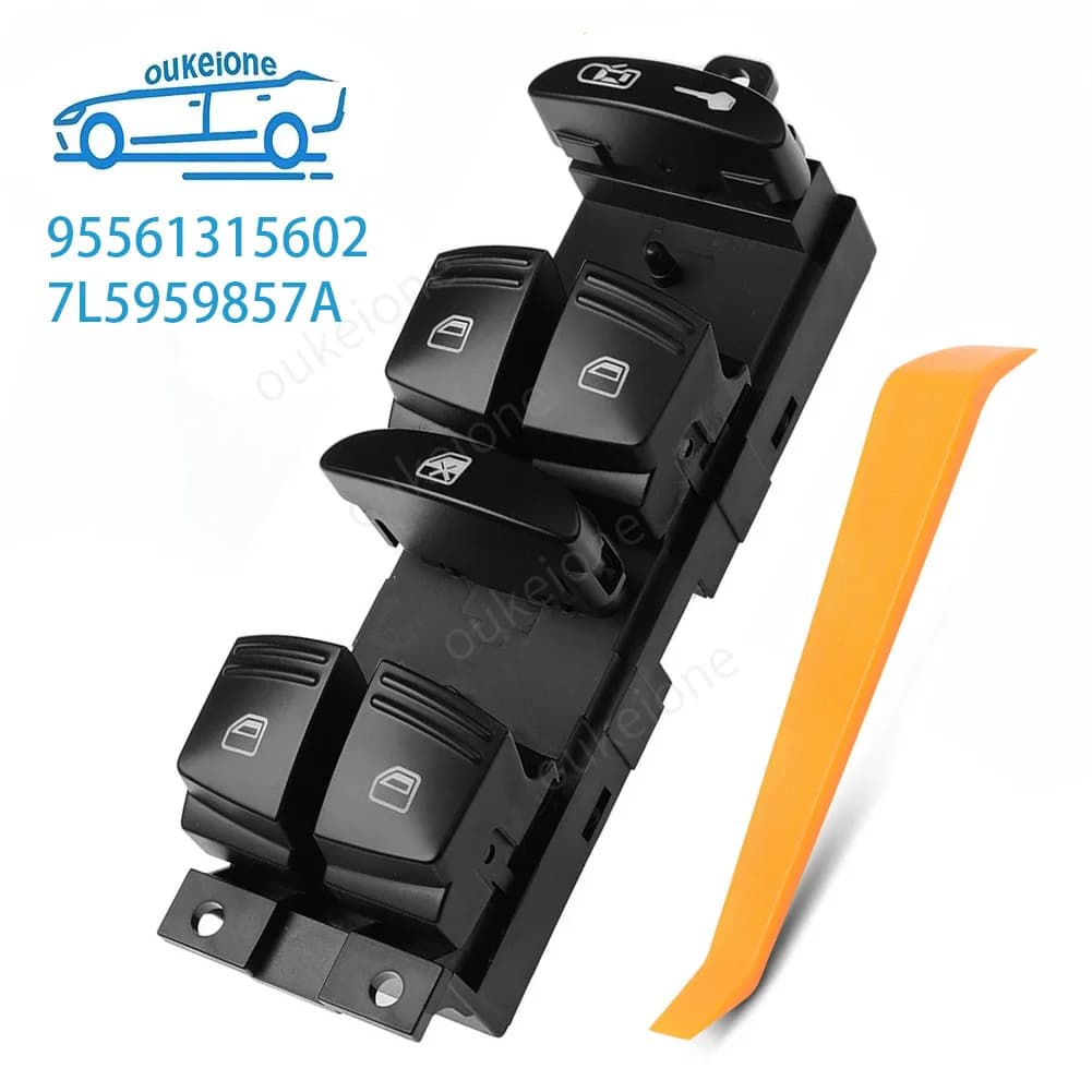 95561315602 per Porsche Cayenne 9PA1 2003 2004 2005 2006-2010 Interruttore alzacristallo elettrico Sollevatore di vetro Pulsante di controllo Parti di automobili