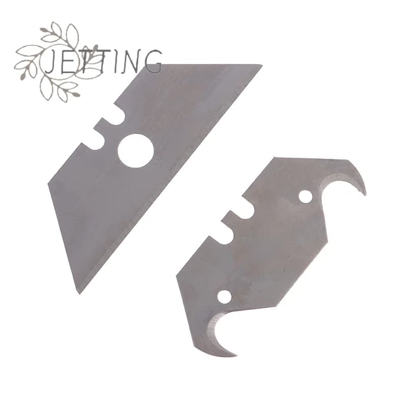 HOT 10 Pieces Hook Knife Dolphin Edge Acrylic PVC Plastic Floor Building Tool Cutting Horn Carpet Steel
