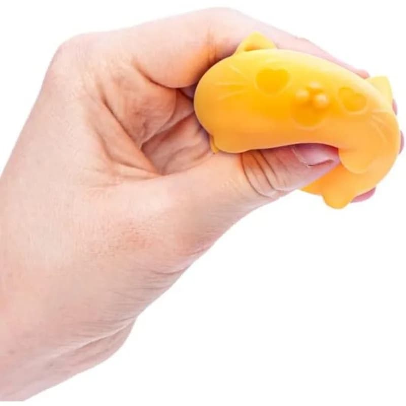 @@Needoh Simpatici Giocattoli Squishy a Forma di Gatto in Maltosio, Palline Antistress a Lenta Risalita, Giocattoli Sensoriali Fidget per Adulti e Bambini, Giocattoli Sensoriali Anti-Ansia