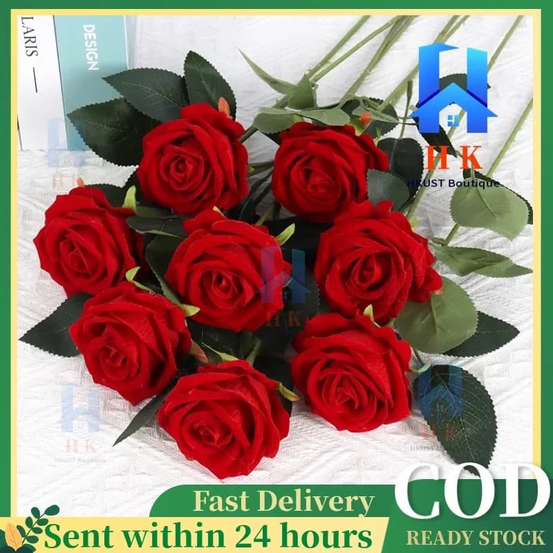 2026-High Quality Cloth Rose Fake Rose Fake Flowers Artificial Flower For Wedding/Party/Home