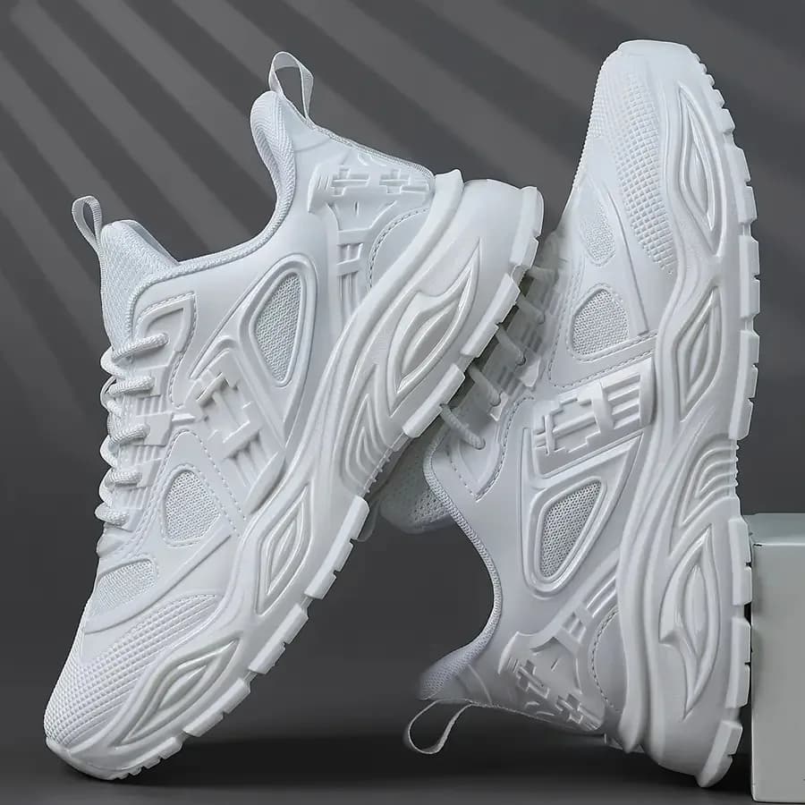 Sneakers Casual da Uomo, Scarpe Basse con Lacci, Comode e Casual