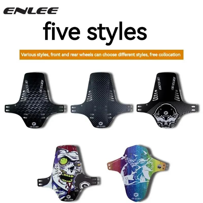 ENLEE Parafanghi per bici Ruota anteriore/posteriore Parafango universale Mtb Ali per bici da strada Parafango Accessori per ciclismo Parafango per bicicletta