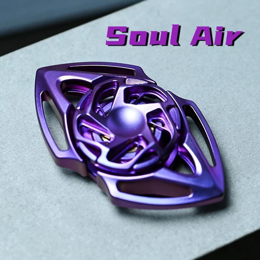 YAN EDC Soul Air Fidget Spinner, Giocattoli Antistress per Adulti, Fidget Spinner a Due Pale, Gadget per Alleviare l'Ansia
