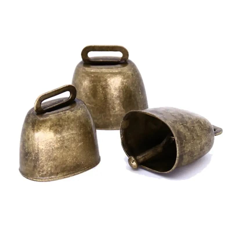 1PC Copper Bell Cat Dog Pet Decoration Sheep Bell Hanger Metal Bell Loud Metal Antique Bell Feng Shui Wind Chime DIY