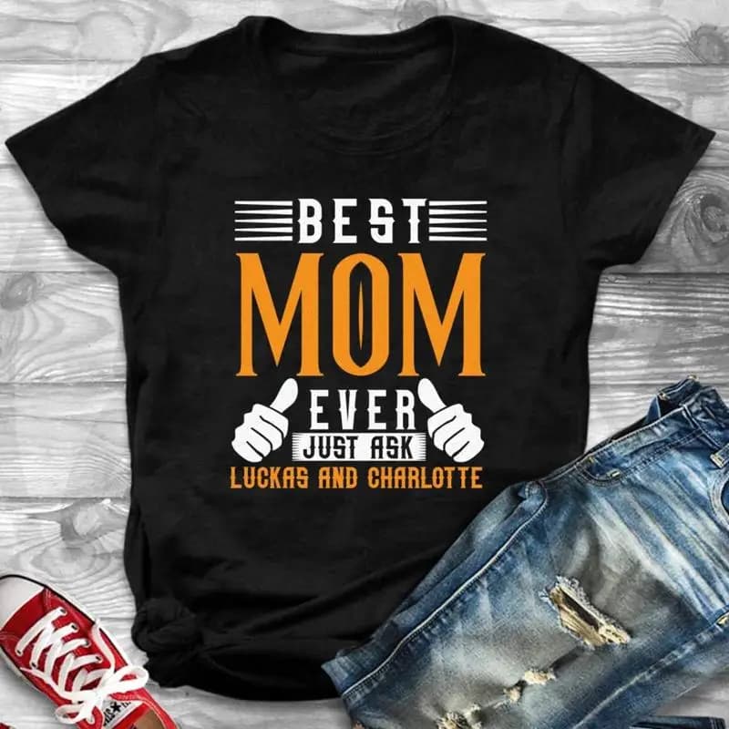 Maglietta Personalizzata 'Migliore Mamma di Sempre' per la Festa della Mamma, 32 Anni