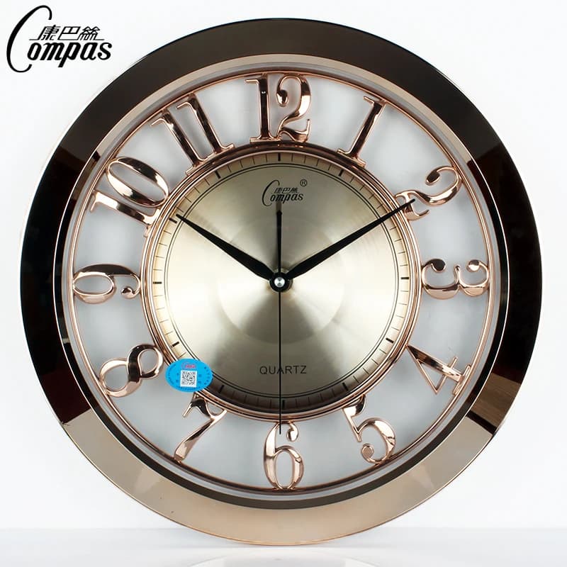 16-pollici di Grandi Dimensioni Orologio Da Parete D'epoca Silenzioso Oro di Lusso Shabby Chic Cucina Casa Orologi Da Parete orologi Complementi Arredo Casa Duvar Saati regalo SC574