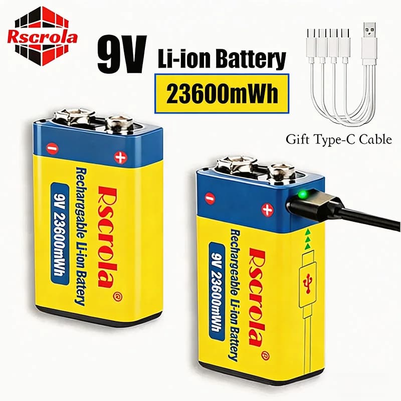 Batteria ricaricabile AA da 1,5 V 12800 mWh Ricarica rapida agli ioni di litio + caricabatterie per fotocamera/orologio/giocattoli elettrici/mouse/ventola e altro