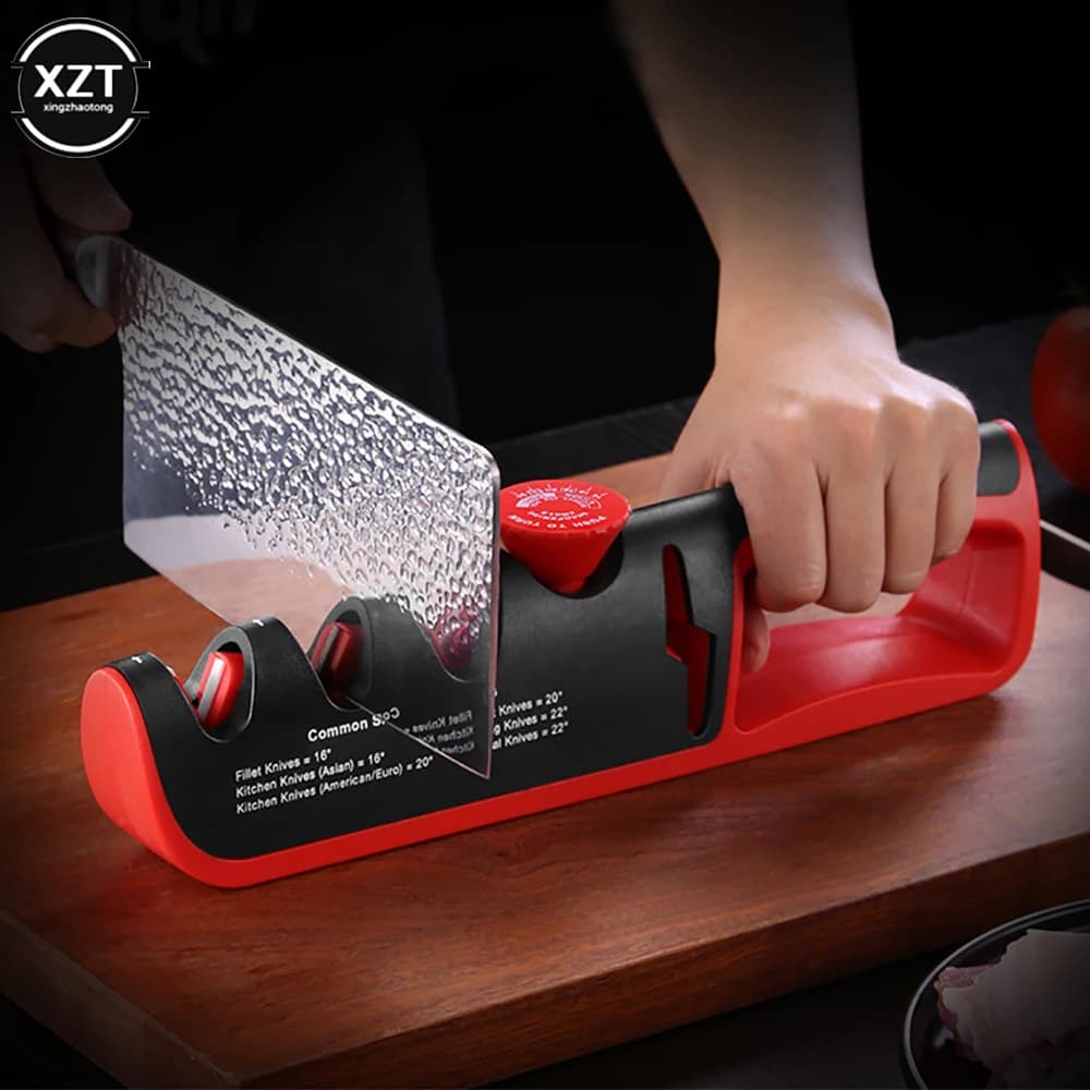 Professional sharpeners 5 in 1 Adjustable angle Black Red Kitchen Stone for fast-driving for multifunctional home use