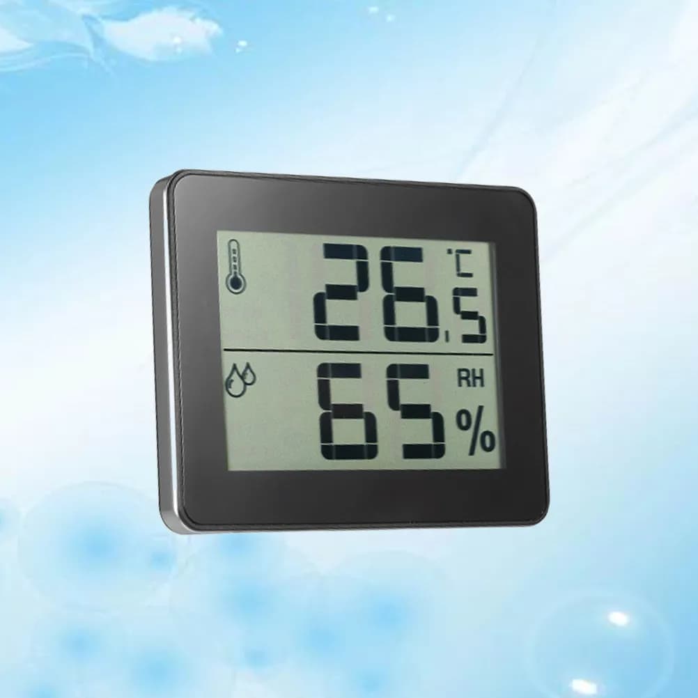 2 in 1 Electronic Indoor Thermometer Hygrometer Precise Digital Temperature and Humidity Meter for Household Office Use Smart