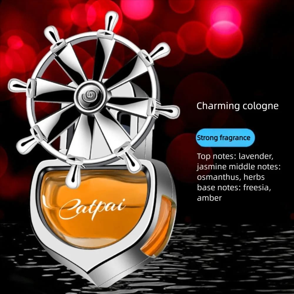 Deodorant for Creative Cars in Shape of Rotating Wind Mill, Floral Fragrance, Perfume for Ventilation Bags