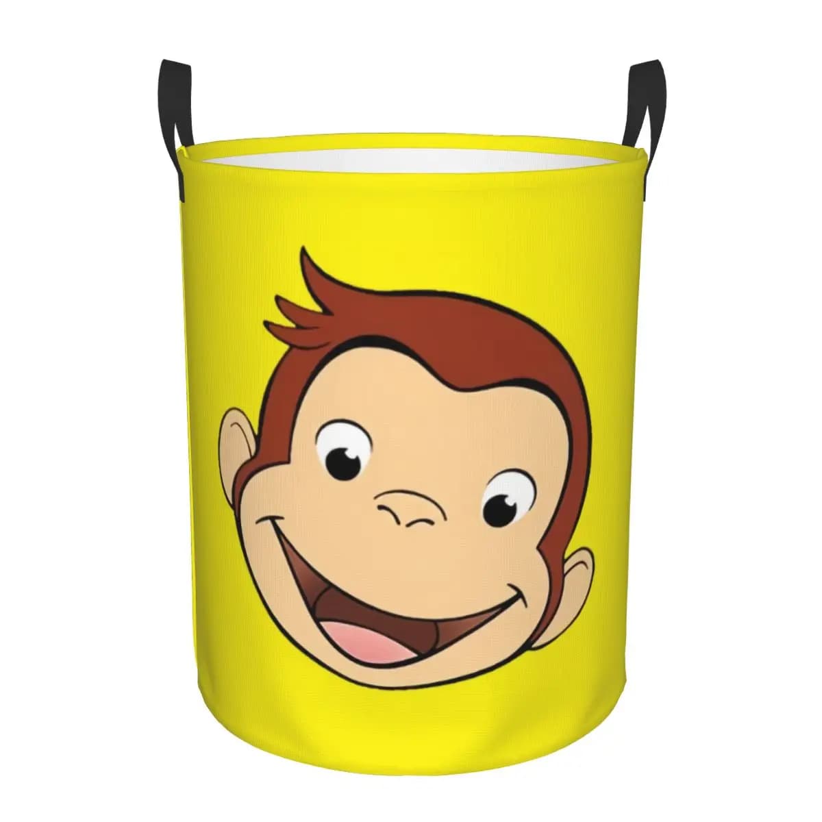 Cartoon Curious Georges Funny TV Monkey Anime Laundry Hamper Large Storage Basket Kids Nursery Toy Organizer