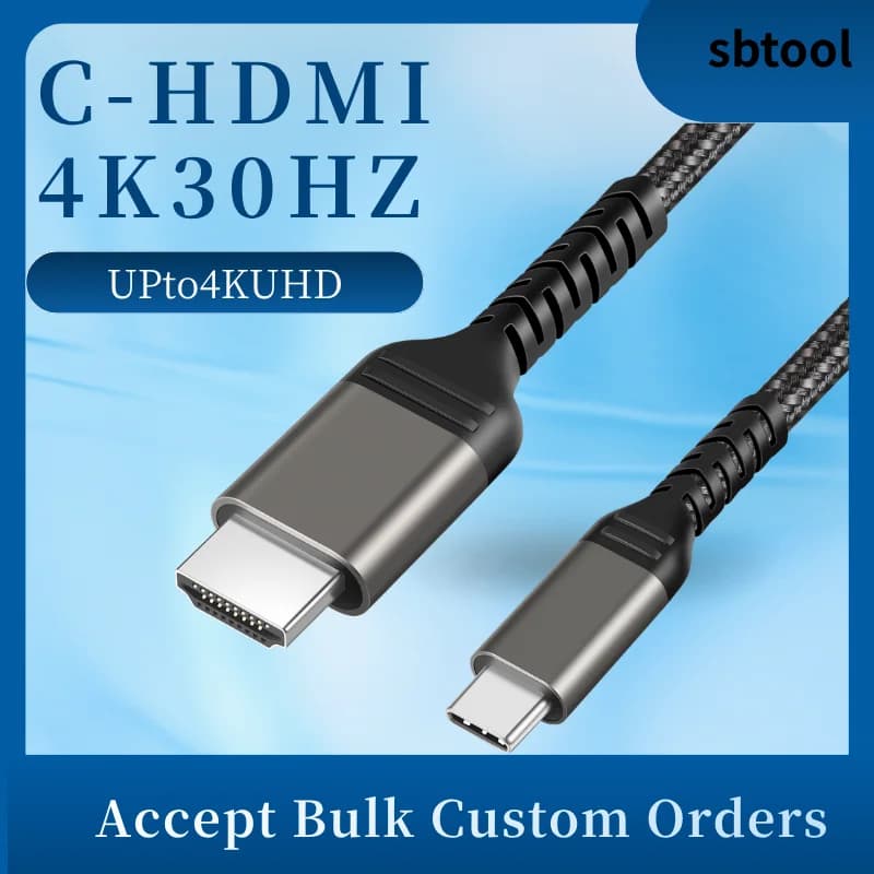 USB C to HDMI Cable 4K HD Screen Mirroring Cable for Phone to TV Monitor