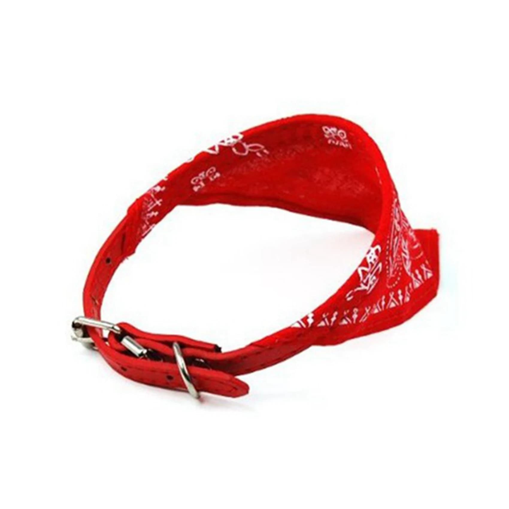 SOFT-2X Collare sciarpa bandana regolabile per cani e gatti, taglia piccola, rosso