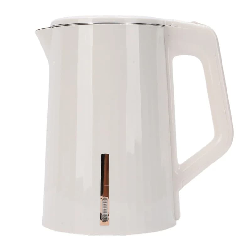 Upgrade Your Kitchen Electric Kettle 2L Stainless Steel 1500W Fast Heating Double Layer Dry Boil Protection Hot Water Heater