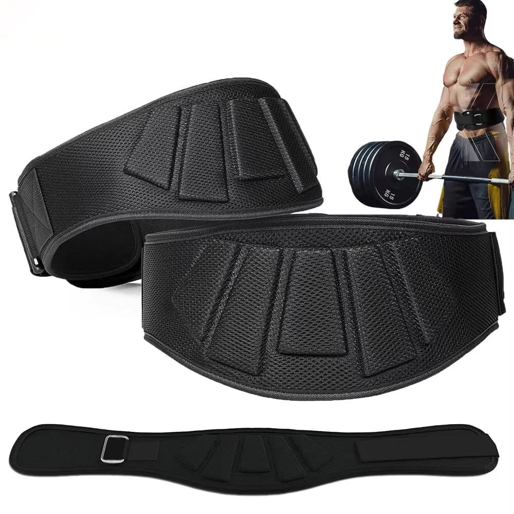 Adjustable Workout Weight Lifting Belt Contoured Support Brace Gym Protective Belt for Deadlift Kettlebell Fitness Men Women