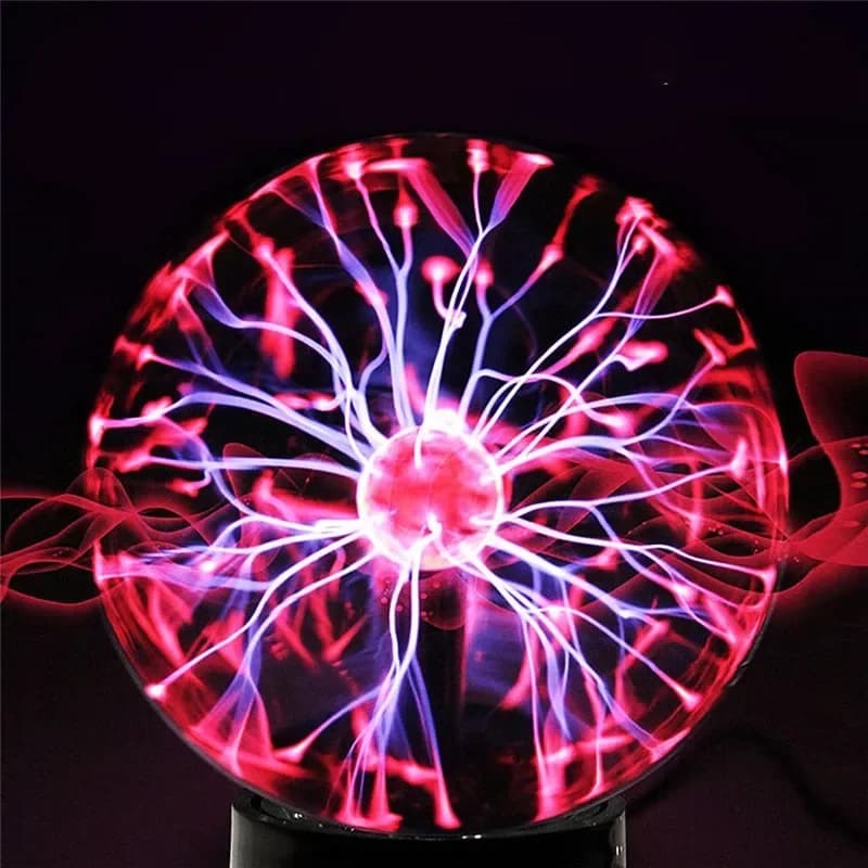 USB 5V Controllo del suono Lampada a sfera magica al plasma Luce notturna a LED Atmosfera Touch Vetro Luce al plasma Illuminazione per decorazioni per feste di Natale