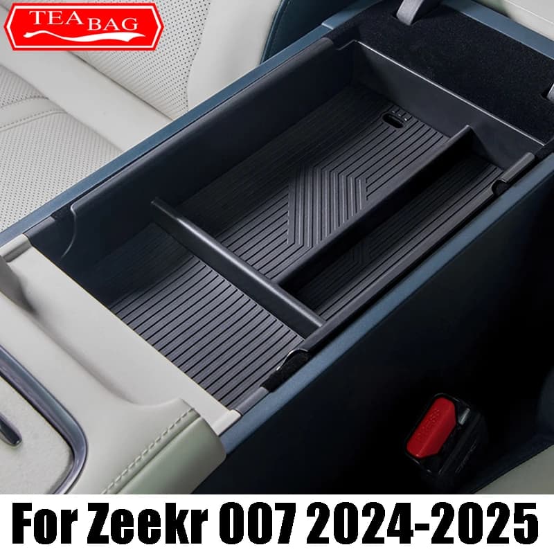 Per Zeekr 007 2024 2025 Car Styling Center Console Organizer scatola di immagazzinaggio scatola di immagazzinaggio del bracciolo interno accessori modificati automaticamente