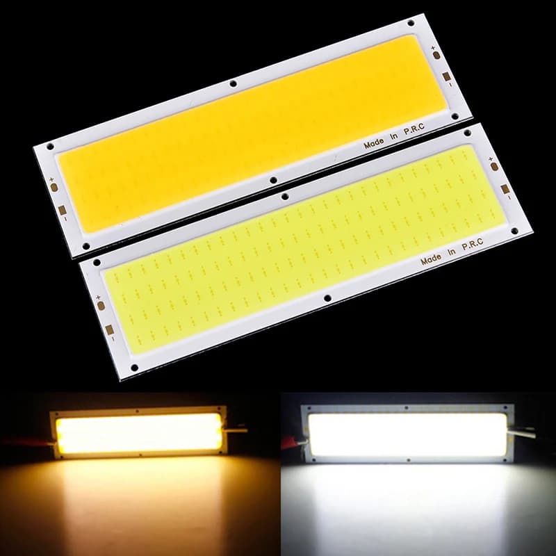 1000LM 10W COB LED Strip Light Chip lampada ad alta potenza bianco caldo/freddo 12V-24V caldo