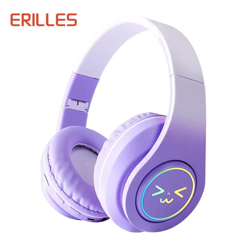 ERILLES Cuffie Auricolare Blutooth Auricolari wireless Cuffie stereo da 3,5 mm Accessori da gioco Auricolari portatili Bluetooth P9