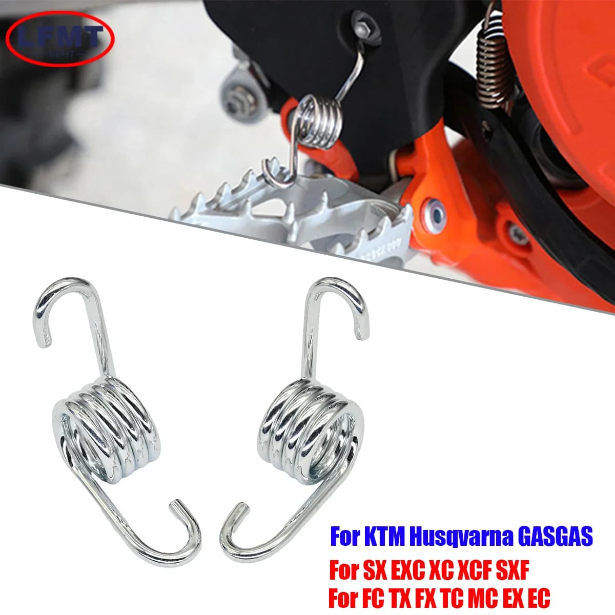 Moto Poggiapiedi Pedane Pedali Primavera Per KTM SX SXF EXC EXCF XC XCF XCW XCFW Husqvarna TC TE FE FX EX 125 250 350 450 500