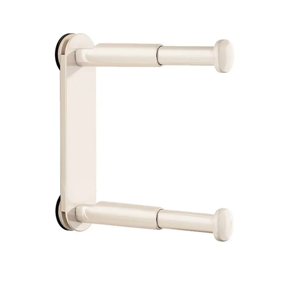 Clothes hanger rack with suction cup mount for space saving supports adult and child clothes hangers and reliable hold