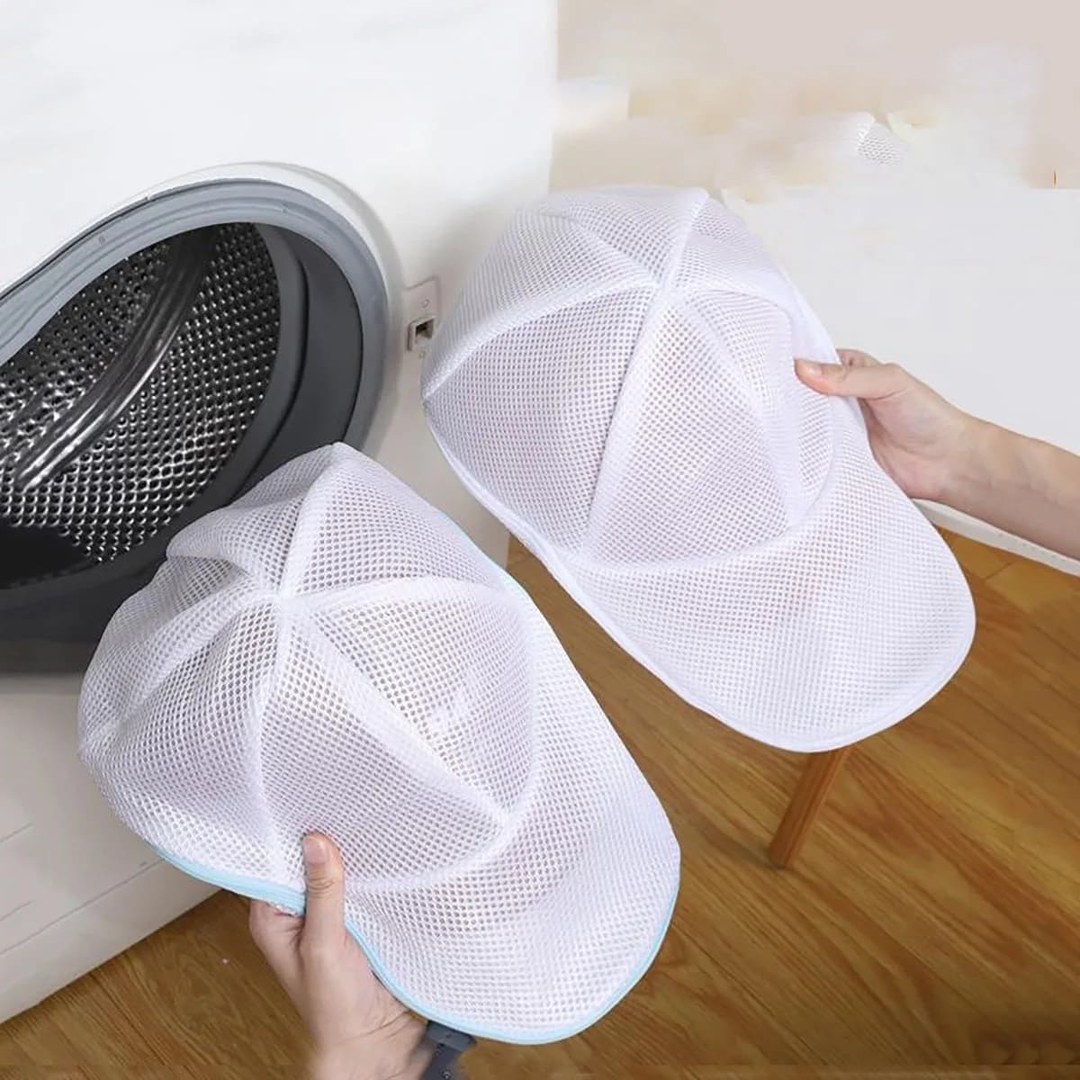 Protective Bag for Washer, Bag for Washing Hats, Bag for Bucato, Bag for Small Heads, Organizer for Network Anti-Deformation, Bags with Hinge