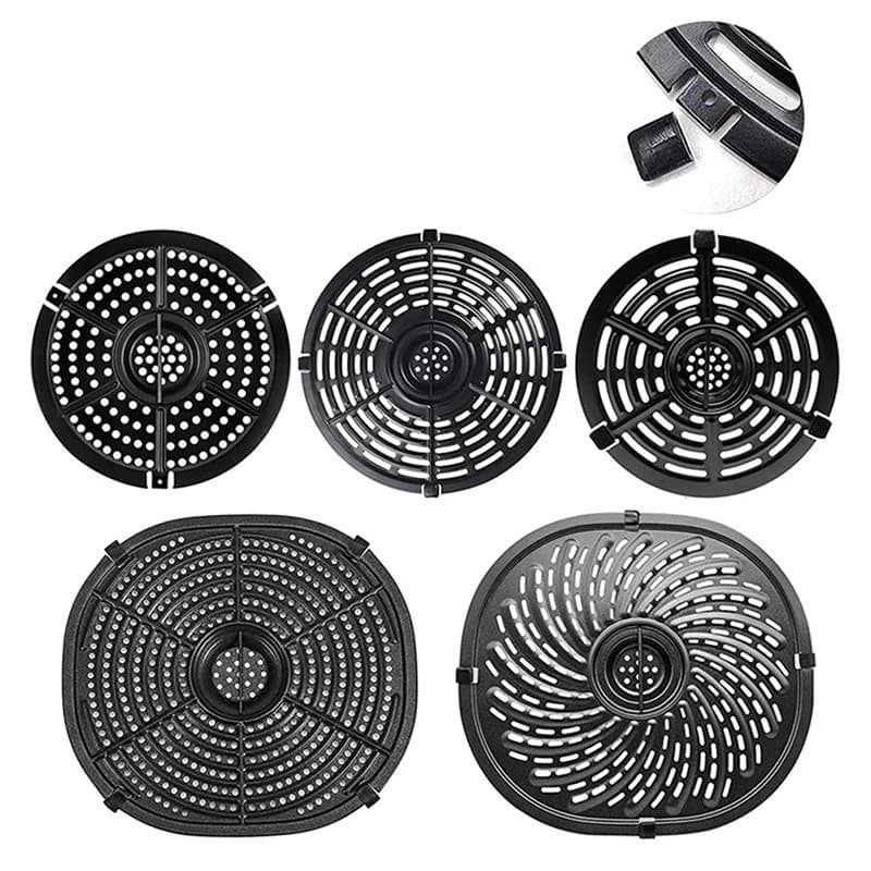 3/5/10 Protective Rubber Parts for Air Fryer, Compatible with Plate Crisper, Protective Covers for Air Fryer Grid