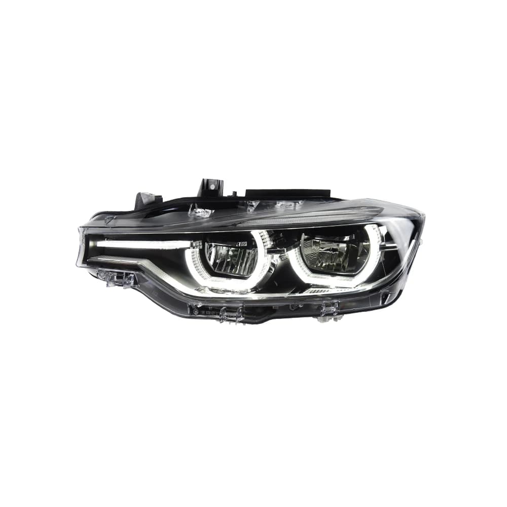 Fari LED per BMW Serie 3 F30 F35 320i 325i 330i 2013-2019, Gruppo Fari Anteriori con Lente Proiettore, Accessori per Upgrade di Alta Configurazione
