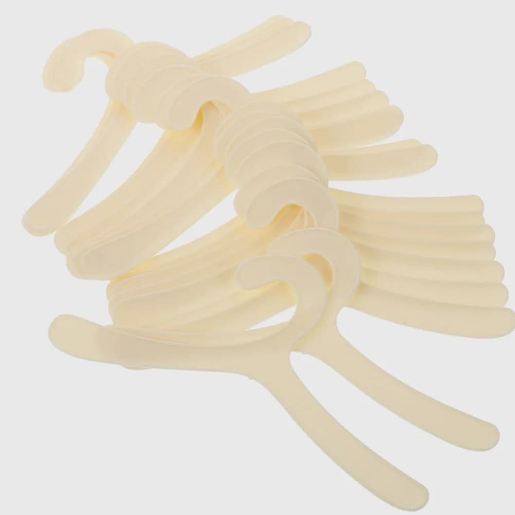 10 Pieces Clothes Hanger Compact Travel Lights for Pet Clothes, Clothing Hooks for Puppies and Small Dresses, Clothes rack