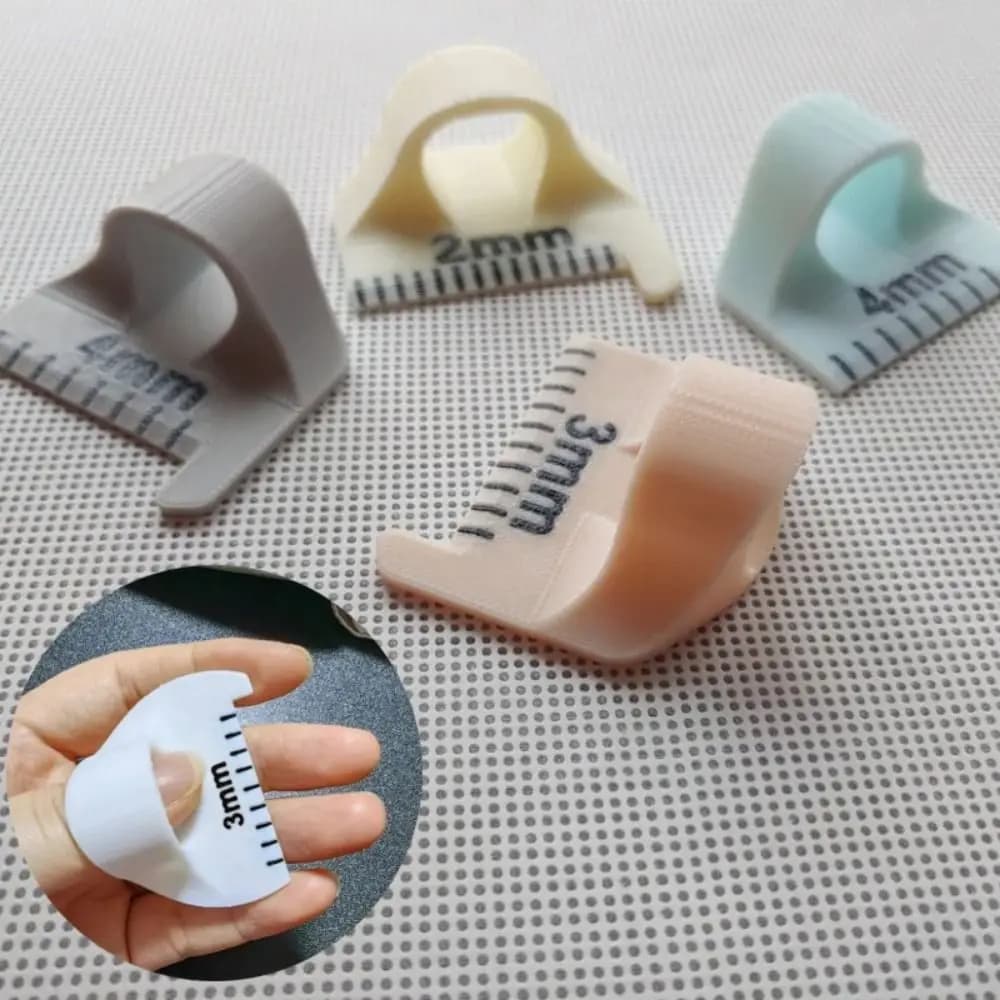 Kit modello da cucito per punti coerenti 3 dimensioni Modello da cucito antiscivolo Strumento guida per la finitura delle cuciture Ausili per il cucito