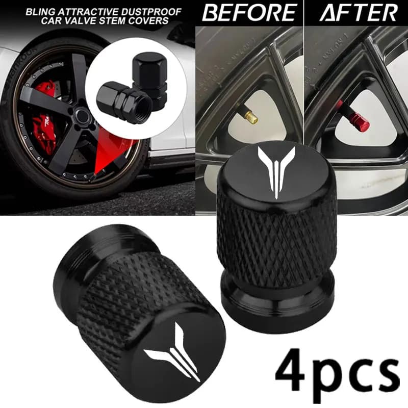 Tappi per Valvole Pneumatici Auto, Coperture Antipolvere e Impermeabili per Accessori Dongfeng Voyah Free