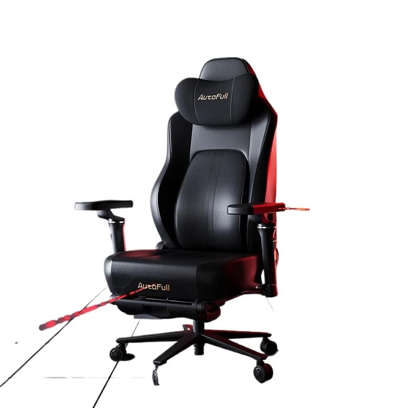 Sedia da Gaming AFM601, Sedia Ergonomica da Ufficio per Scrivania, Sedia da Studio per Giocatori e Lavoratori Remoti con Supporto Lombare