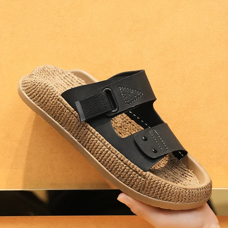 Men's Summer 2026 New Anti-slip Beachwear Thick Bottom Two-use Casual Sandals Breathable Slip-on EVA Material